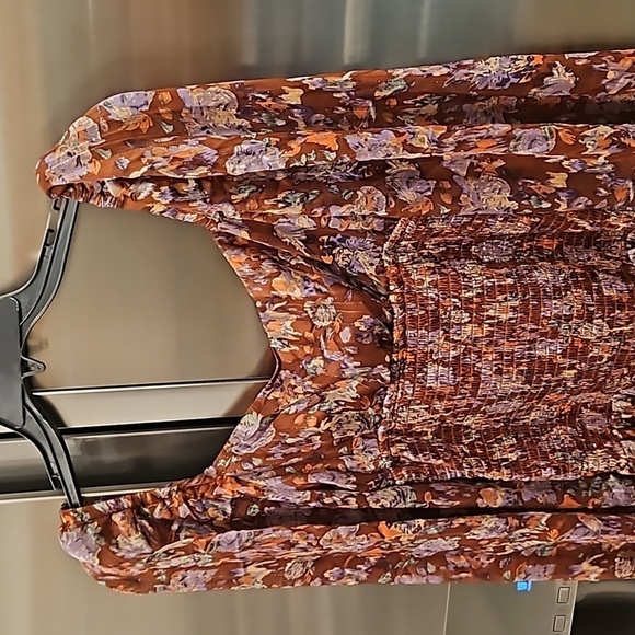 💕ASTR💕 Arlette Floral Sweetheart Long Sleeve Maxi Dress Floral Print Small NWT - Picture 14 of 16